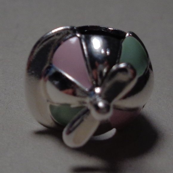 Pandora PROPELLER HAT LITTLE BOY 798015ENMX Silver Multicolor New Charm - Picture 11 of 16